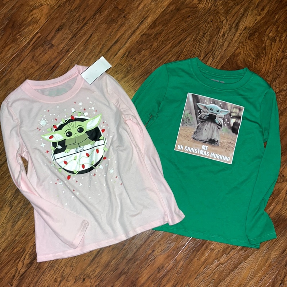 NEW Star Wars Christmas T-Shirt Bundle Youth M - Picture 1 of 9
